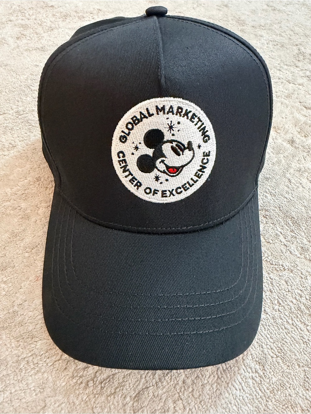 Disney Mickey Mouse Global Marketing Cast Member Snapback Hat NWOT